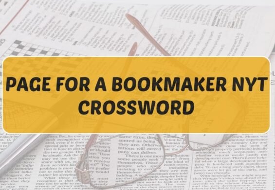 page for a bookmaker nyt crossword