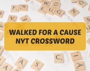 walked for a cause nyt crossword