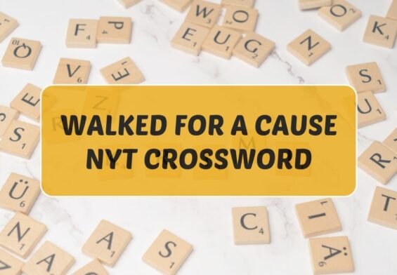 walked for a cause nyt crossword